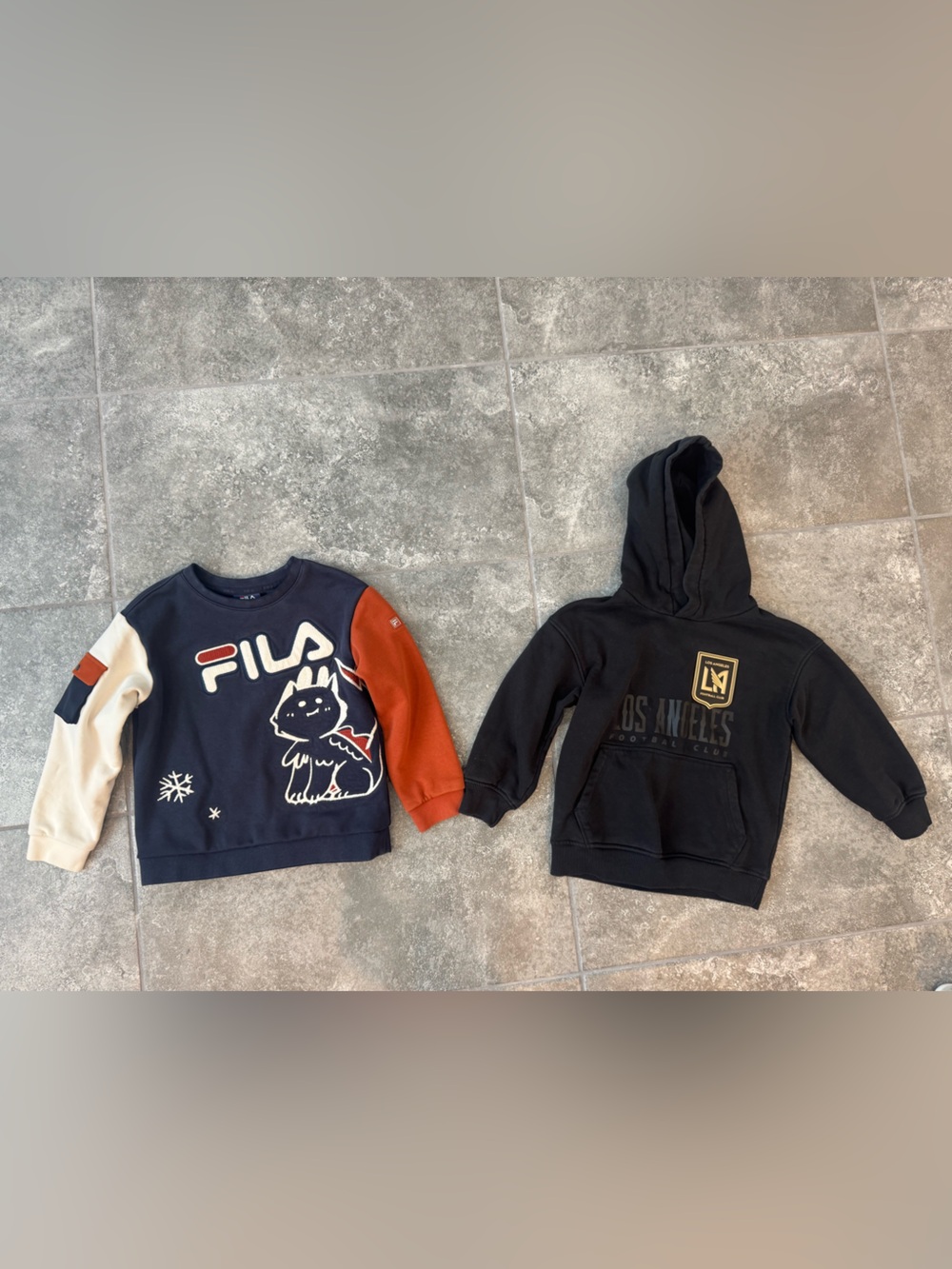 Fila M&S Kids sweatshirt hoodies bundle size 120 6Y